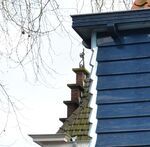 Een fraai contrast met het oude trapgeveltje van de buren.
<br/>
Richard Keijzer, 2015-01-31